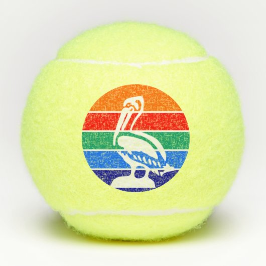 Penn tennisbal met vlag van Sint-Petersburg Tennisballen (Voorkant)