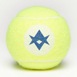 Penn tennisbal met vlag van Toyota City, Japan Tennisballen