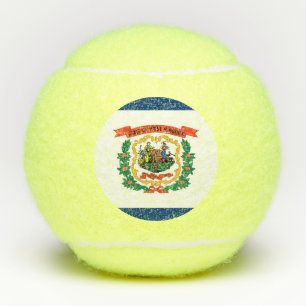 Penn tennisbal met vlag van West Virginia, Verenig Tennisballen