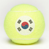 Penn tennisbal met vlag van Zuid-Korea Tennisballen (Voorkant)