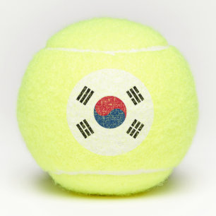 Penn tennisbal met vlag van Zuid-Korea Tennisballen