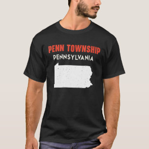 Penn township Pennsylvania USA State America Trave T-shirt