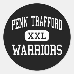 Penn Trafford - Warriors - High - Harrison City Ronde Sticker