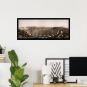 Penn vs. Michigan Football Game Foto 1905 Poster (Thuiskantoor)