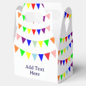 Pennant Banner Patter Party Decor Wit Bedankdoosjes (Geopend)