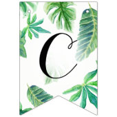 Pennant Gefeliciteerd Afstuderen Leaves Vlaggetjes (Eerste vlag)