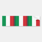 Pennant of Italy, Italy flag Bumpersticker (Voorkant)