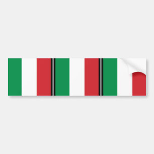 Pennant of Italy, Italy flag Bumpersticker