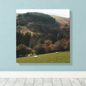 Pennant Valley Wales Canvas Afdruk (Insitu (Houten vloer))