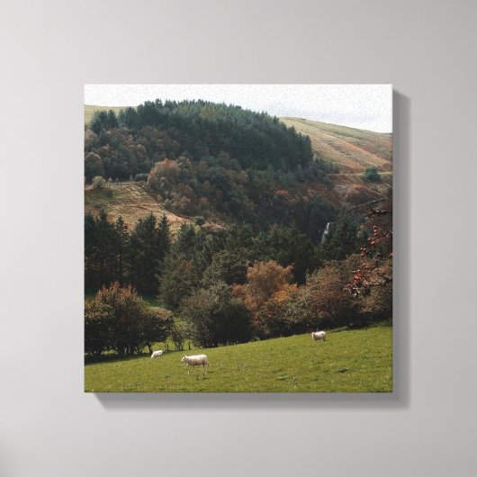 Pennant Valley Wales Canvas Afdruk (Voorkant)