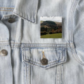 Pennant Valley Wales Vierkante Button 5,1 Cm (In situ)