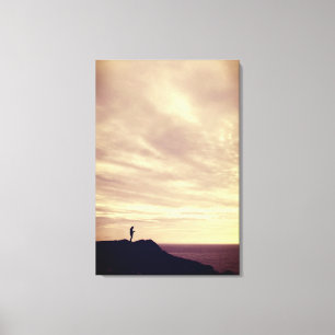 Pennard Cliffs Canvas Afdruk