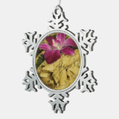 Penne Pasta Dish Tin Sneeuwvlok Ornament (Rechts)