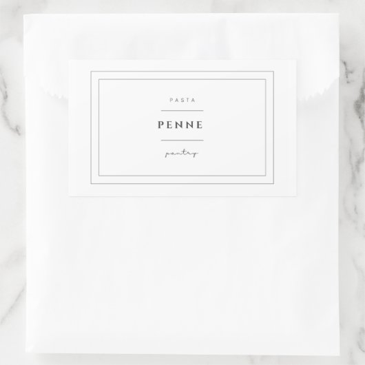 Penne Pasta Label Stickers (Tas)
