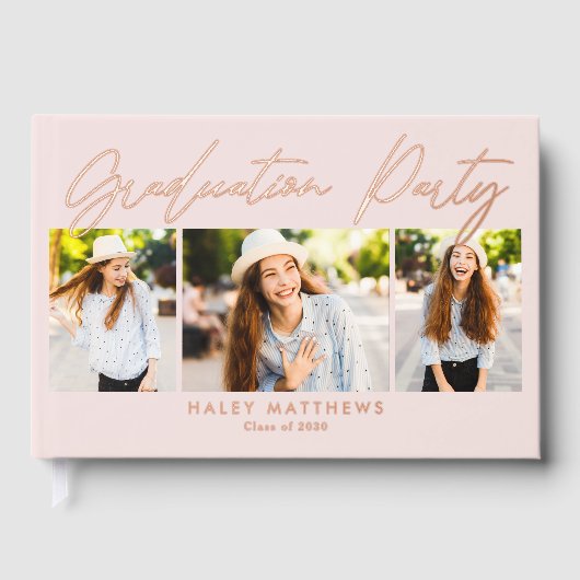Penned Party Folie Foto Afstuderen Gastboek Gastenboek (Voorkant)
