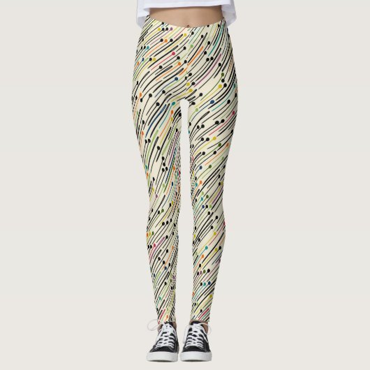 pennen en naalden, multi leggings (Voorkant)