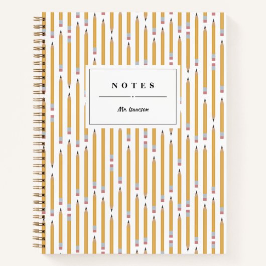 Pennen gepersonaliseerd notitieboek (Voorkant)