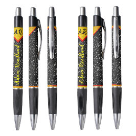Pennen met gepersonaliseerde initiële monogramnaam