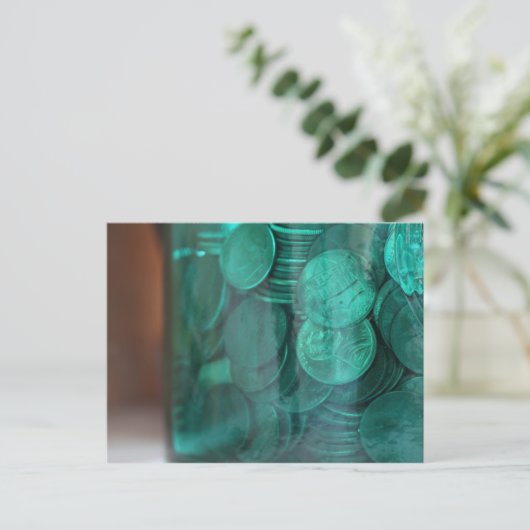 Pennies Briefkaart (Staand voorkant)