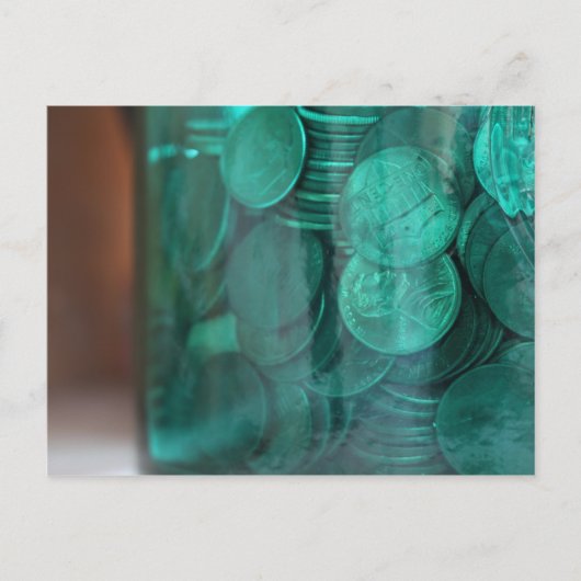 Pennies Briefkaart (Voorkant)