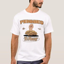 Pennies to Power™ Momentum financiële slagkracht T-shirt