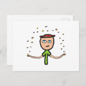 Pennies uit de hemel briefkaart (Voorkant / Achterkant)