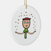 Pennies uit de hemel keramisch ornament (Rechts)