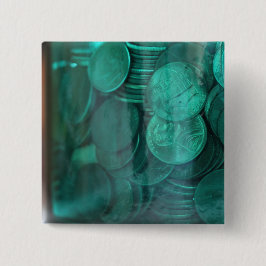 Pennies Vierkante Button 5,1 Cm