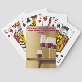 Pennies Winnende Quote Kaartspel Pokerkaarten