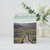 Pennine Way Engeland Reis Briefkaart (Staand voorkant)