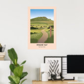 Pennine Way National Trail Moderne Reisposter Poster (Thuiskantoor)