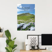 Pennine Way National Trail Reisposter Poster (Thuiskantoor)