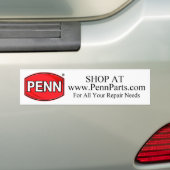 PennParts.com-Bumpersticker Bumpersticker (Op auto)