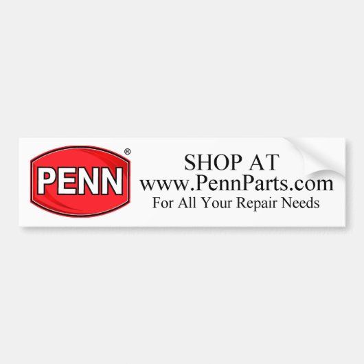 PennParts.com-Bumpersticker Bumpersticker (Voorkant)