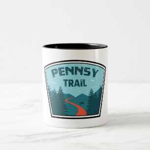 Pennsy Trail Indianapolis Tweekleurige Koffiemok
