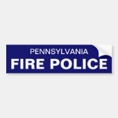 Pennsylvanai Fire Police Bumpersticker (Voorkant)
