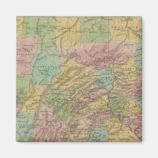 Pennsylvania 10 magneet (Voorkant)