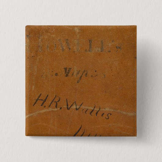 Pennsylvania 10 vierkante button 5,1 cm (Voorkant)