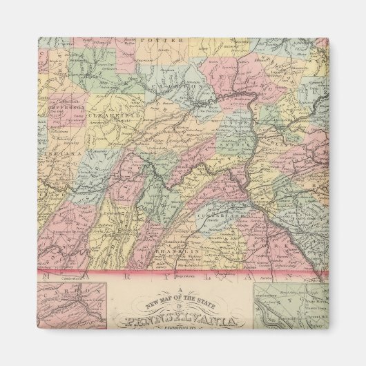 Pennsylvania 12 magneet (Voorkant)