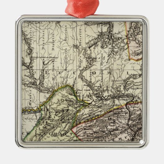 Pennsylvania 12 metalen ornament (Voorkant)