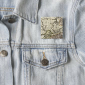 Pennsylvania 12 vierkante button 5,1 cm (In situ)
