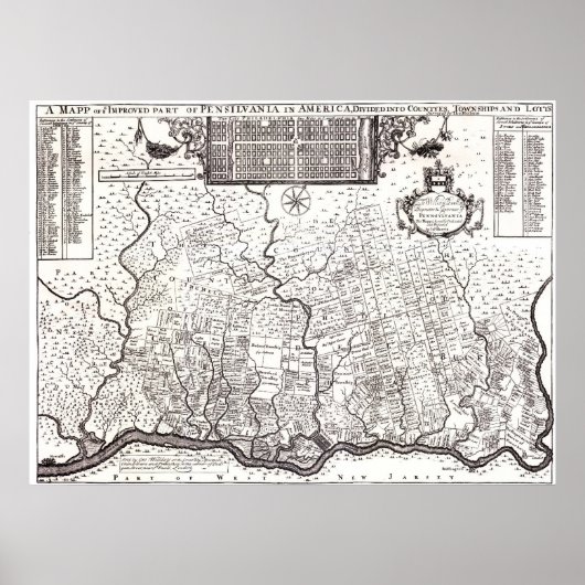 Pennsylvania 1687 poster (Voorkant)