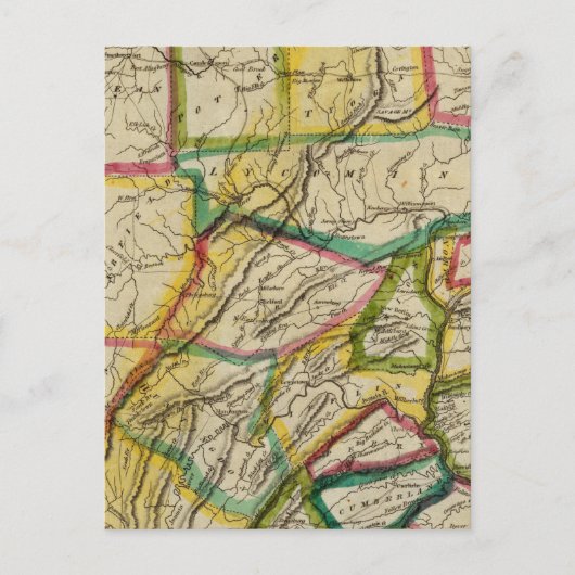 Pennsylvania 1818 Edition Briefkaart (Voorkant)