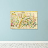 Pennsylvania 1818 Edition Canvas Afdruk (Insitu (Houten vloer))