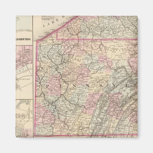 Pennsylvania 4 magneet (Voorkant)