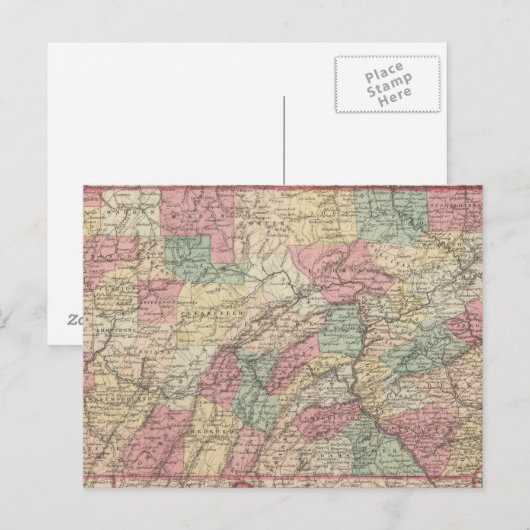 Pennsylvania 6 briefkaart (Voorkant / Achterkant)