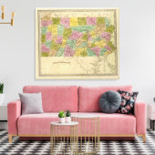Pennsylvania 6 canvas afdruk (Insitu (Woonkamer))