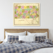 Pennsylvania 6 canvas afdruk (Insitu (Slaapkamer))
