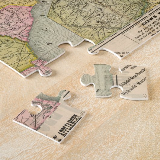 Pennsylvania 6 legpuzzel (Zijkant)