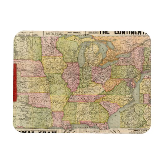 Pennsylvania 6 magneet (Horizontaal)